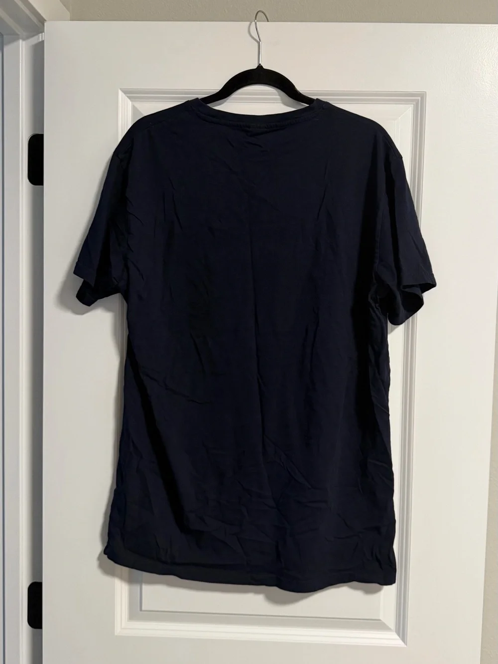 Vintage Nike Black Short Sleeve Tee with White Swoosh Logo XL
